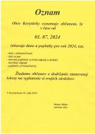 oznam